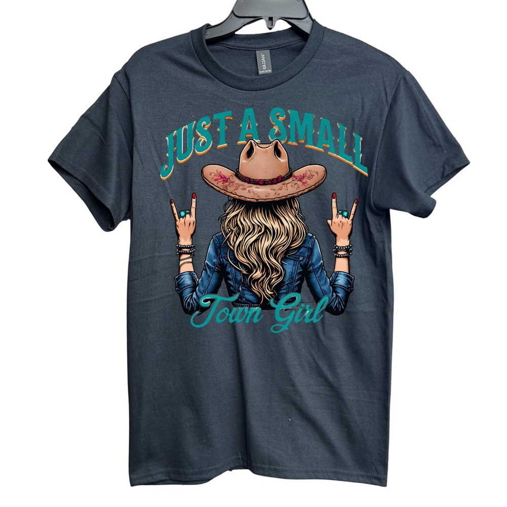Western Cowboy Black Graphic Tee
